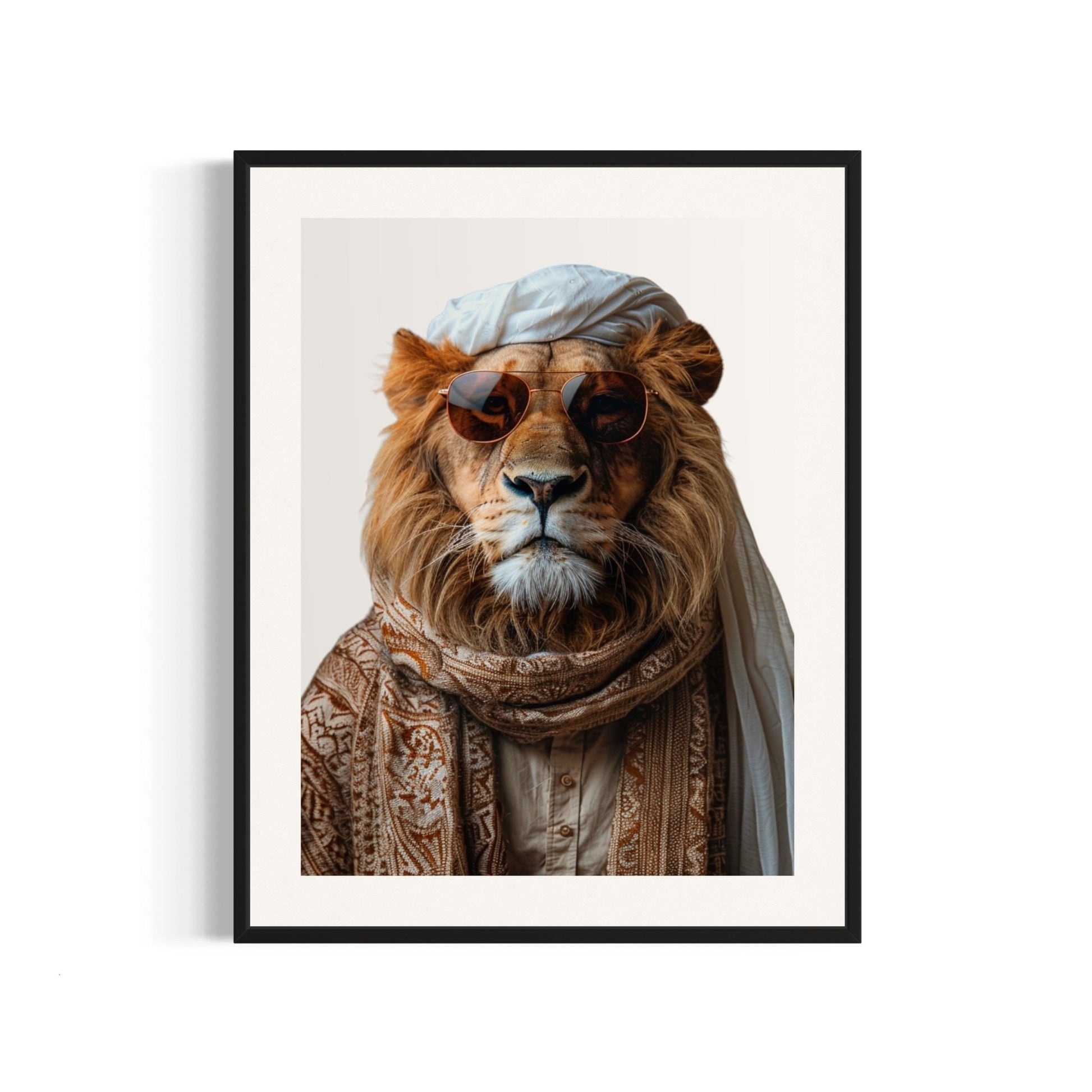 Regal Lion in Traditional Elegance - SHAGHAF HOME