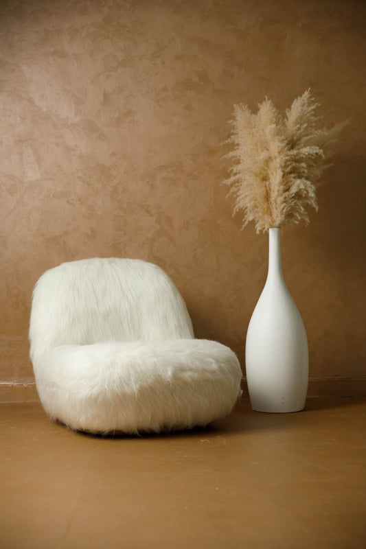 Richa Faux fur lazy chair - SHAGHAF HOME