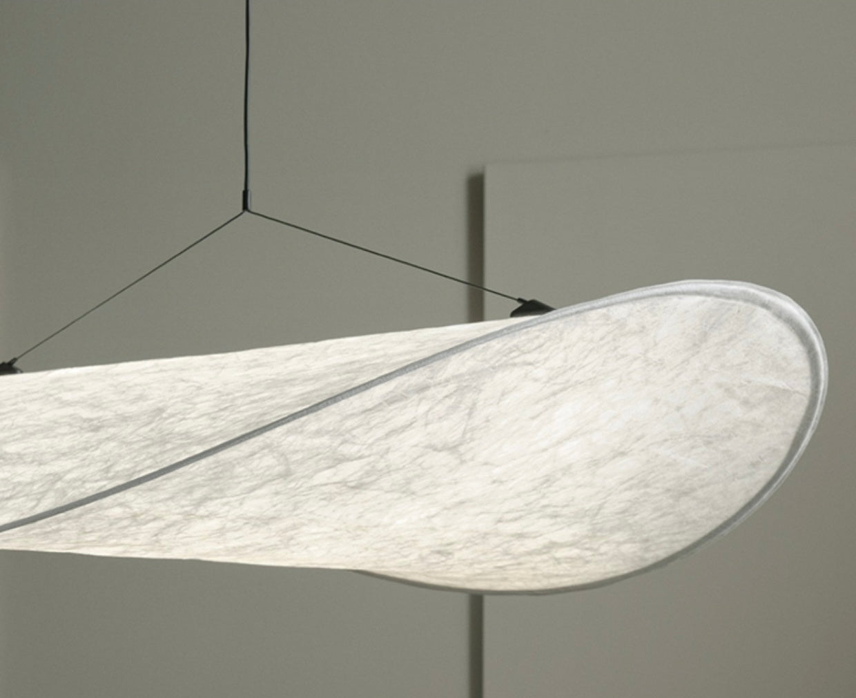 Silk curved diffuser LED pendant light – SHAGHAF HOME