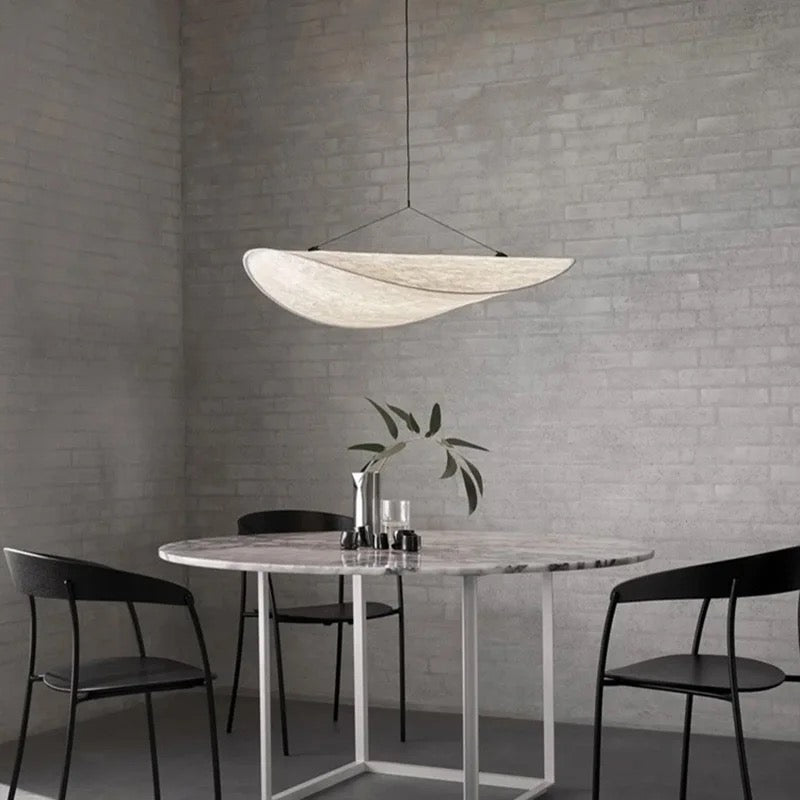 Silk curved diffuser LED pendant light - SHAGHAF HOME