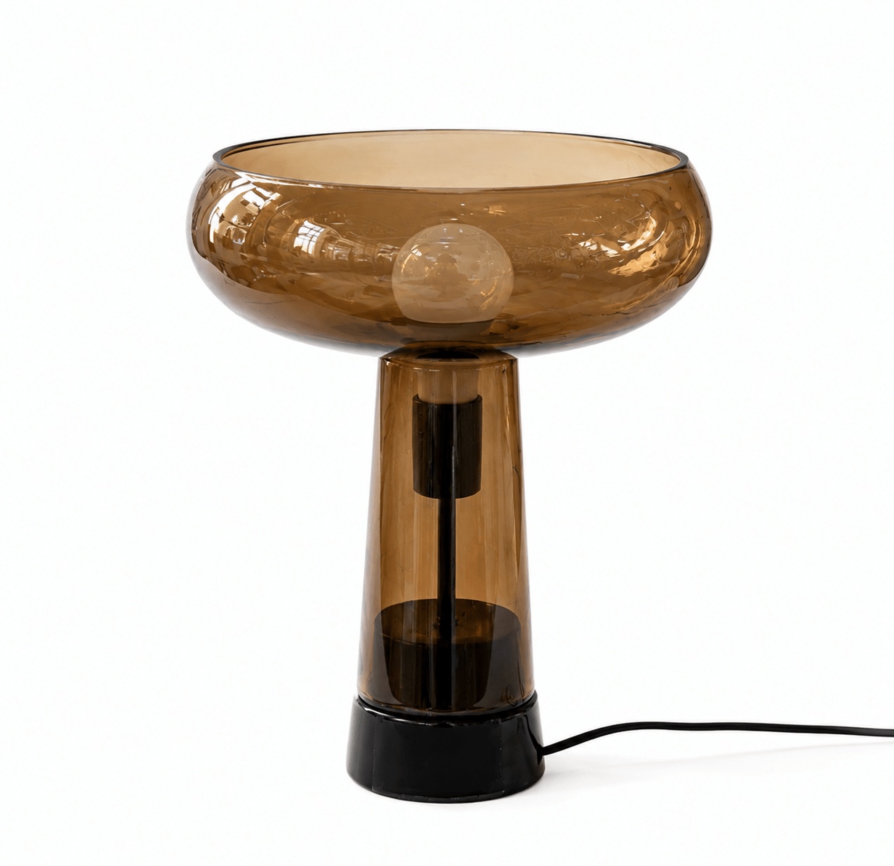 Solis Modern Glass Table Lamp - SHAGHAF HOME