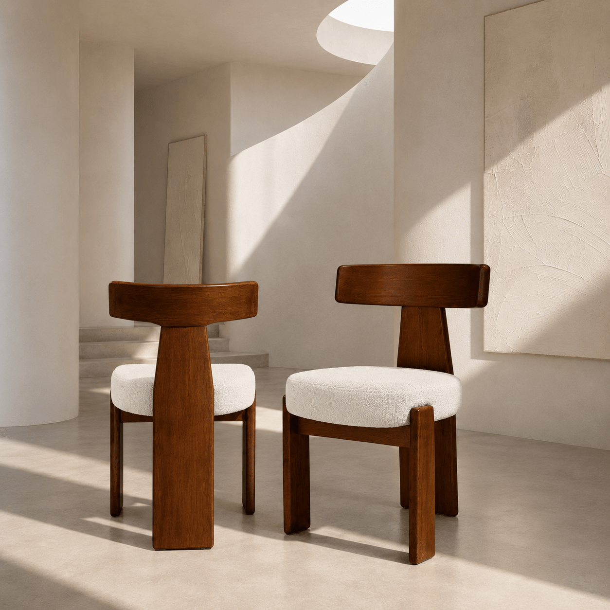 Velora Solid Wood Dining Chair - SHAGHAF HOME