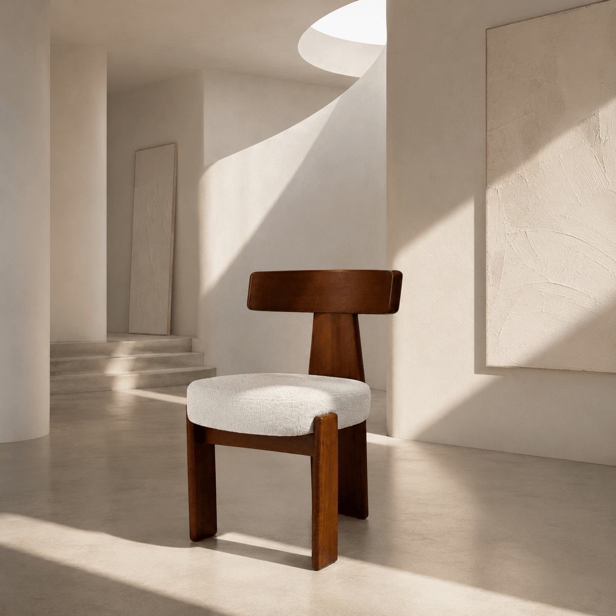 Velora Solid Wood Dining Chair - SHAGHAF HOME