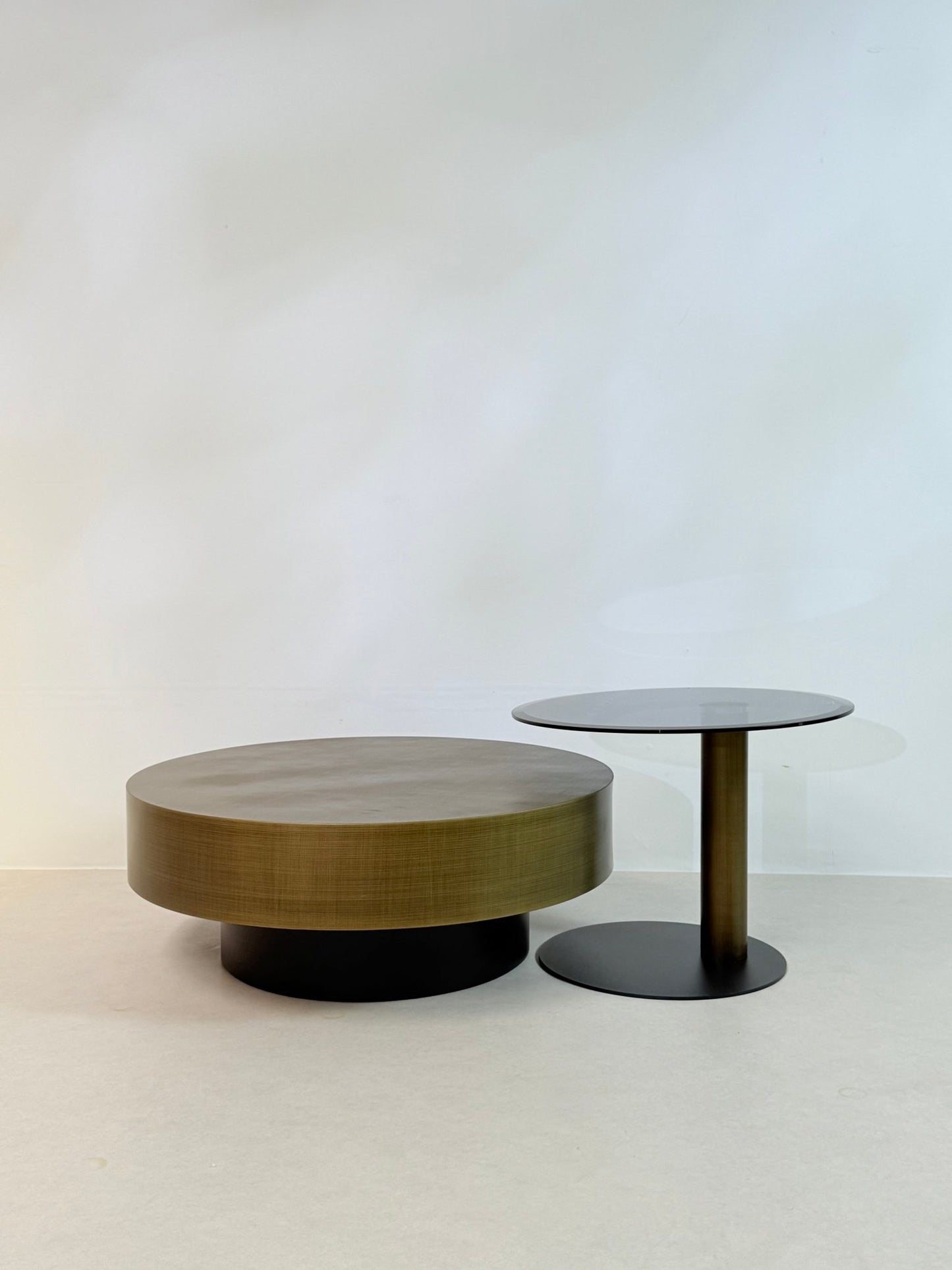 Viarona round coffee table set - SHAGHAF HOME