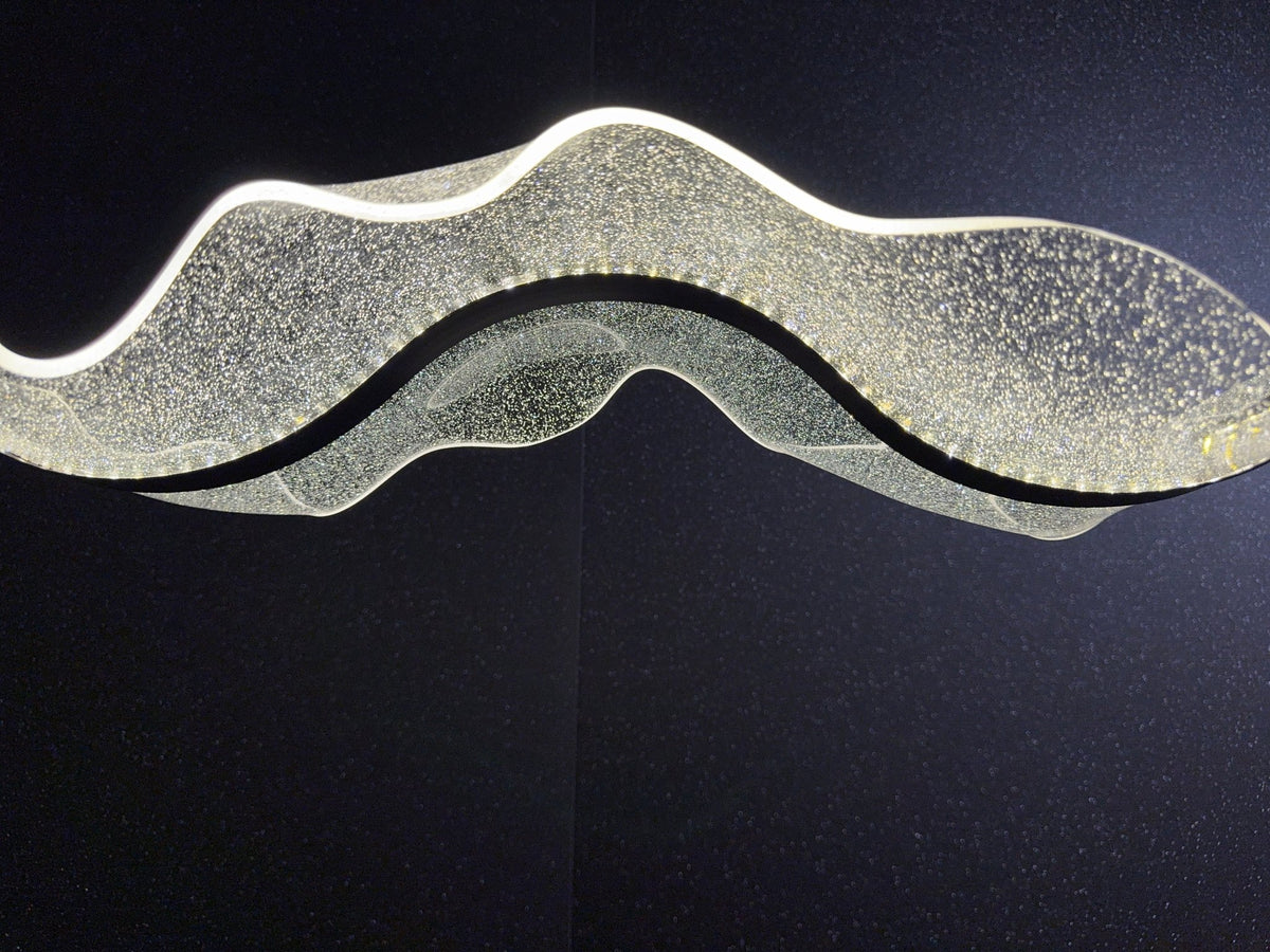 Wave glow LED chandelier | SHAGHAF HOME
