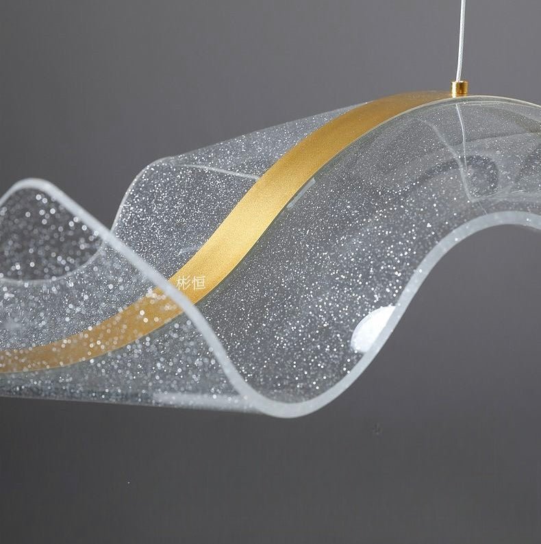 Wave glow LED chandelier - SHAGHAF HOME