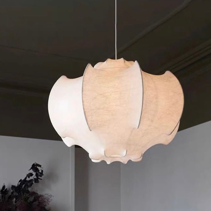 White silk pendant lamp - SHAGHAF HOME