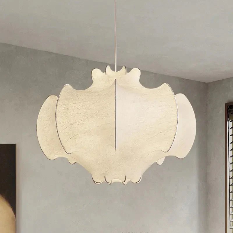 White silk pendant lamp - SHAGHAF HOME