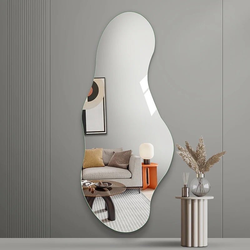 101 Irregular Shape Frameless Backlit Wall Mirror - SHAGHAF HOME