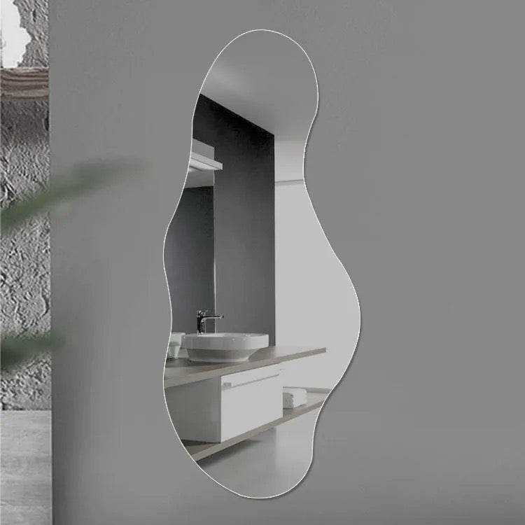 101 Irregular Shape Frameless Backlit Wall Mirror - SHAGHAF HOME