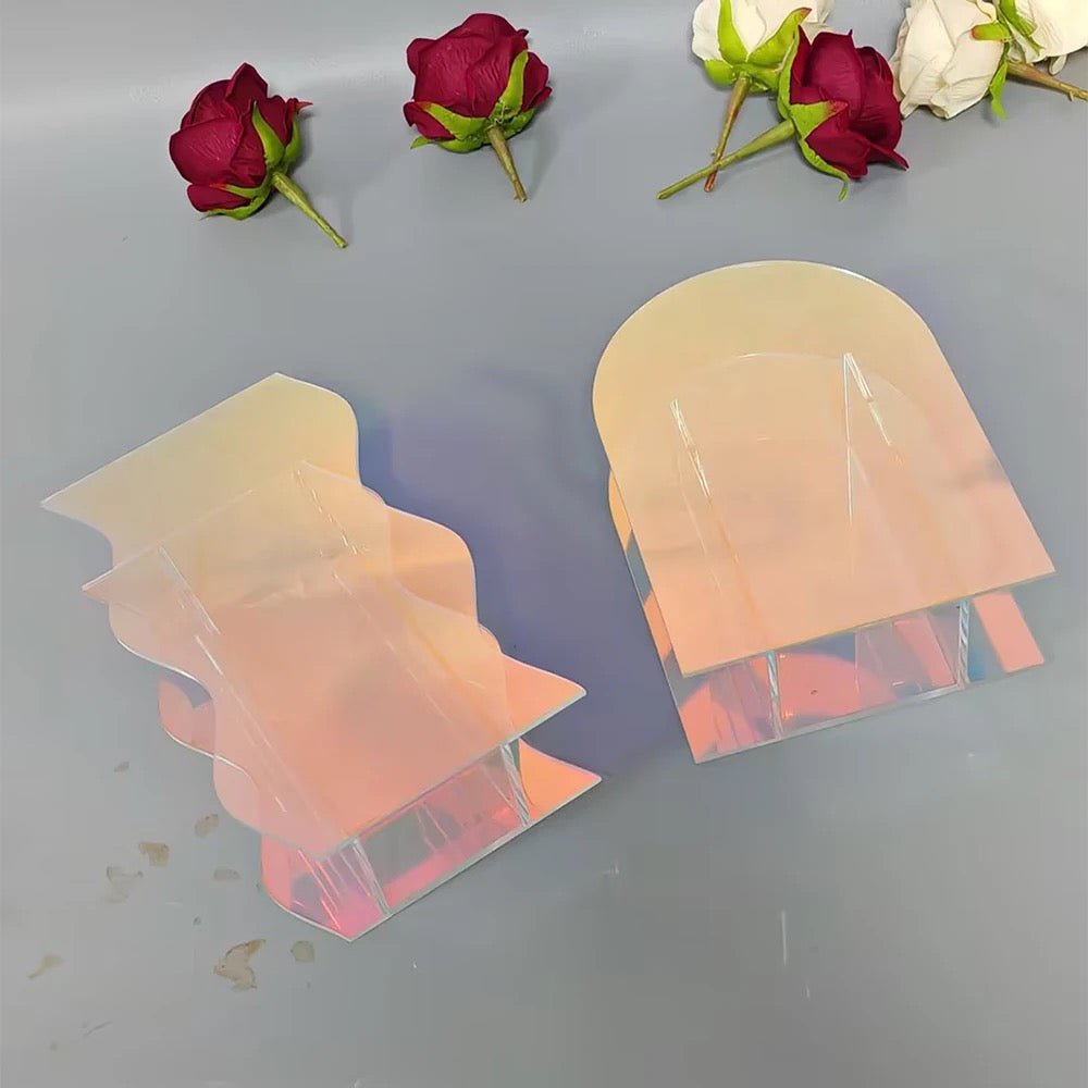 Acrylic rainbow decoration flowers Vases - SHAGHAF HOME