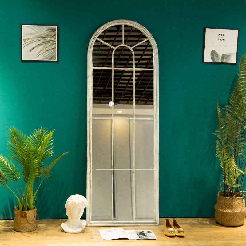 ALDA off white arch mirror Large size - SHAGHAF HOME