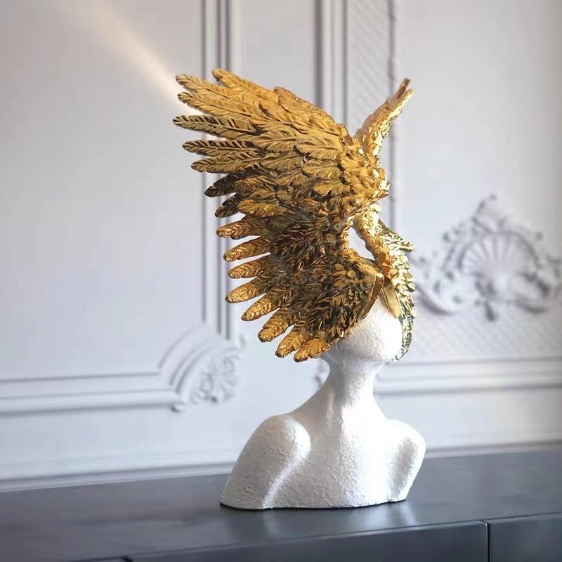 Angle Wings sculpture - SHAGHAF HOME