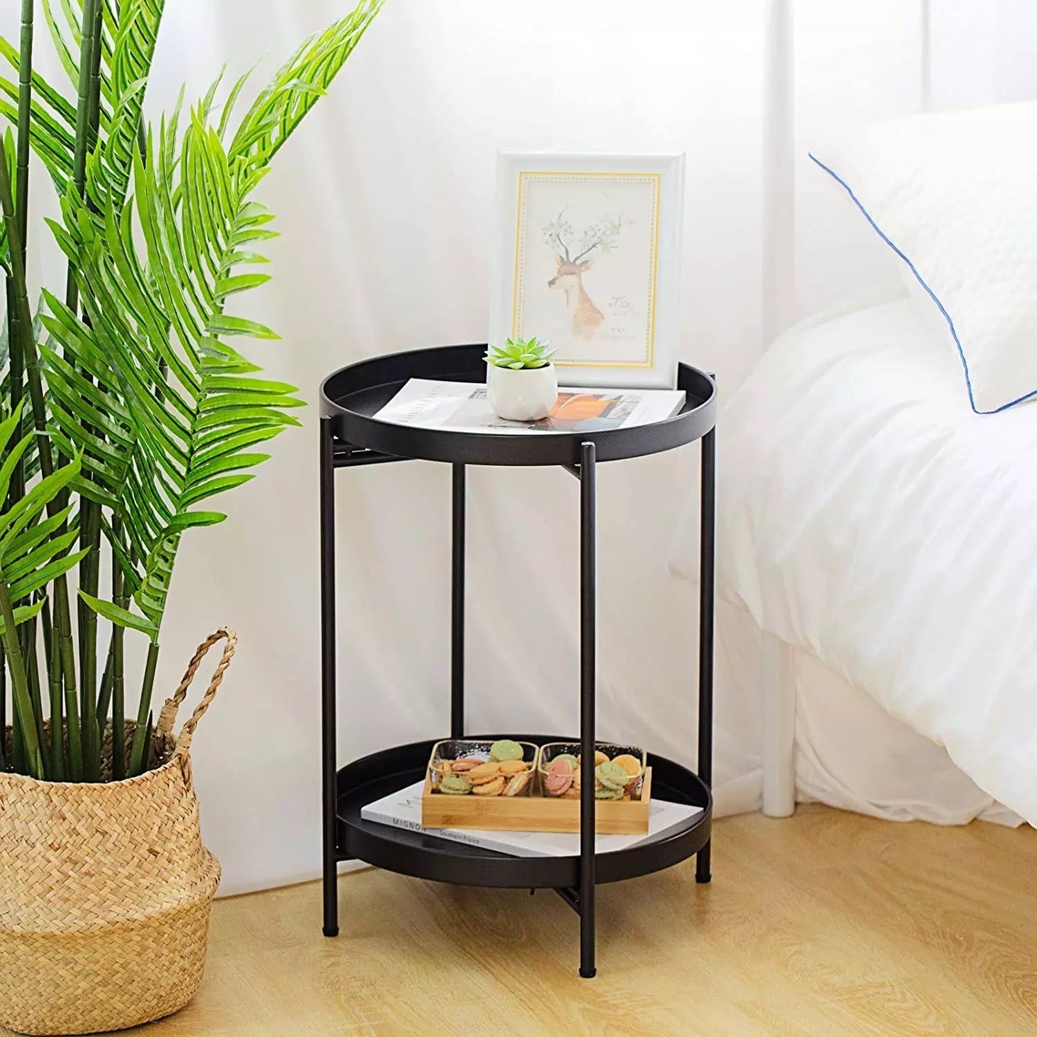 ANTI RUST METAL SIDE TABLE - SHAGHAF HOME
