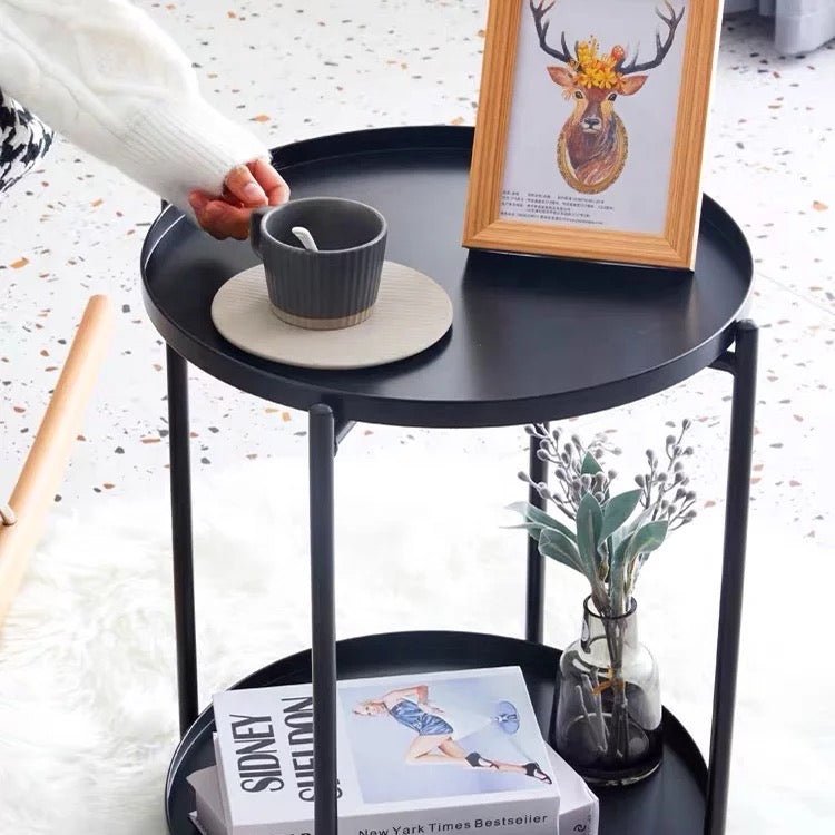 ANTI RUST METAL SIDE TABLE - SHAGHAF HOME