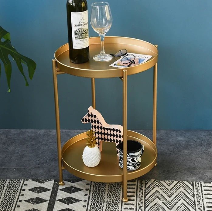 ANTI RUST METAL SIDE TABLE - SHAGHAF HOME