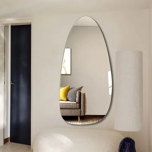 Asymmetrical backlit LED mirror - SHAGHAF HOME