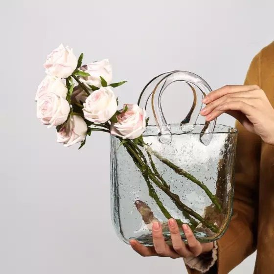Bag shape flowers vase - SHAGHAF HOME