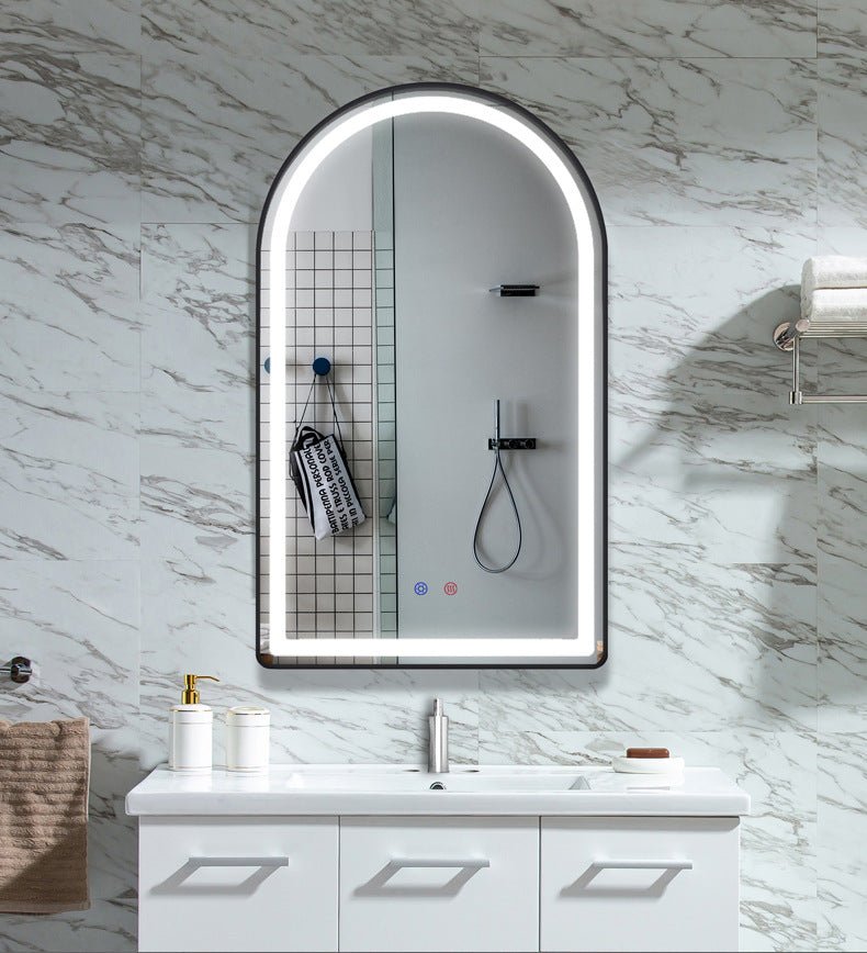 Black arch vanity mirror 60X90 CM - SHAGHAF HOME