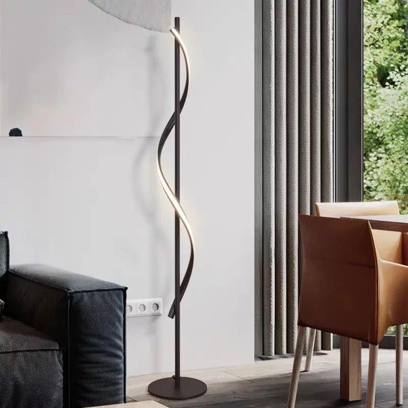 Black floor lamp 0071 - SHAGHAF HOME