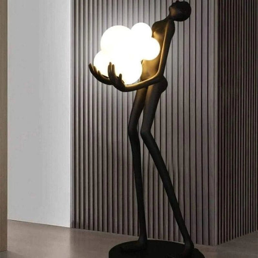 Black novelty floor lamp - SHAGHAF HOME