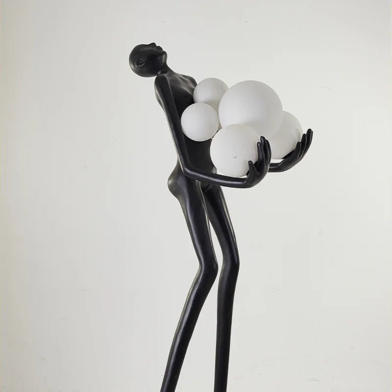 Black novelty floor lamp - SHAGHAF HOME
