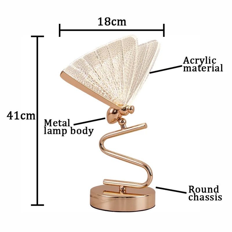 Butterfly table lamp - SHAGHAF HOME