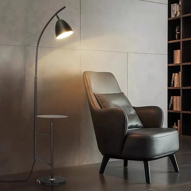 Cloché Modern fully black floor lamp - SHAGHAF HOME