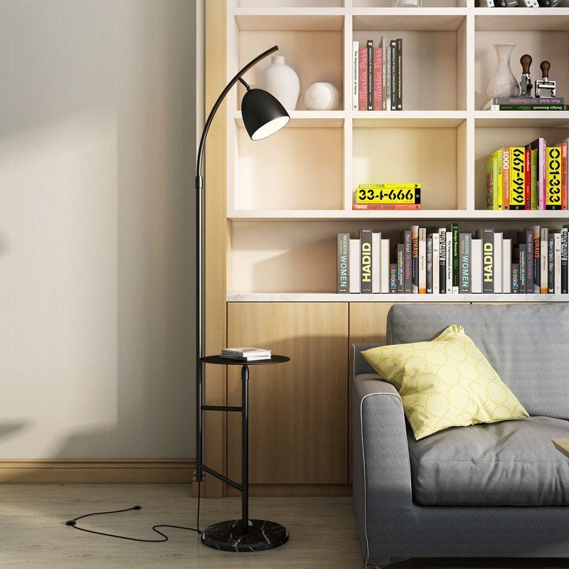 Cloché Modern fully black floor lamp - SHAGHAF HOME
