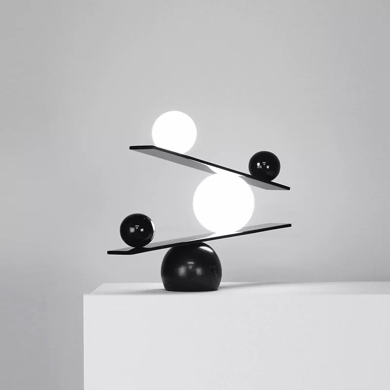 Colom Balance design marble table lamp - SHAGHAF HOME