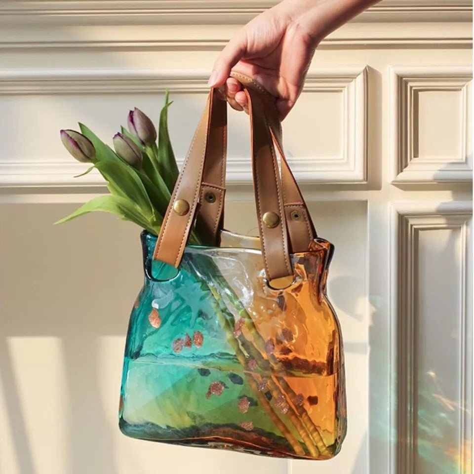 Colorful bag shape vase - SHAGHAF HOME