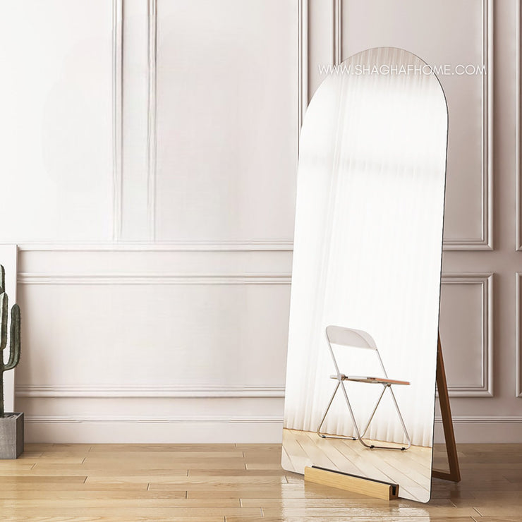 Frameless Arch shape floor Mirror (C) - SHAGHAF HOME