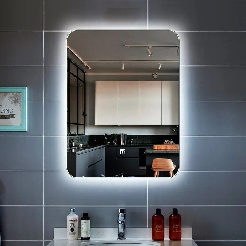 Frameless Rectangle backlit Wall mirror (3 sizes) - SHAGHAF HOME