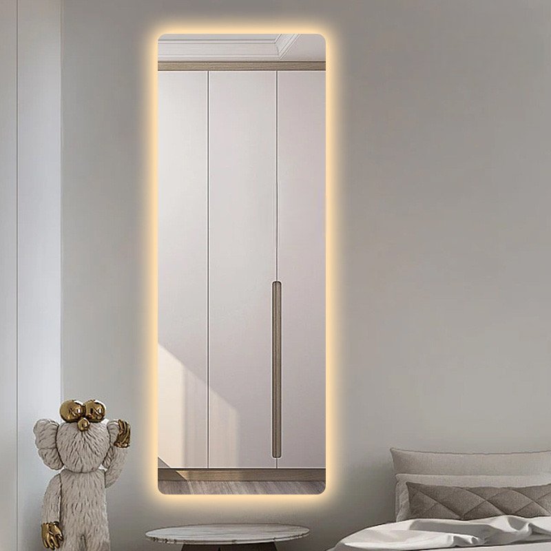 Feature Mirror Rectangle Frameless Rectangle backlit Wall mirror – SHAGHAF HOME