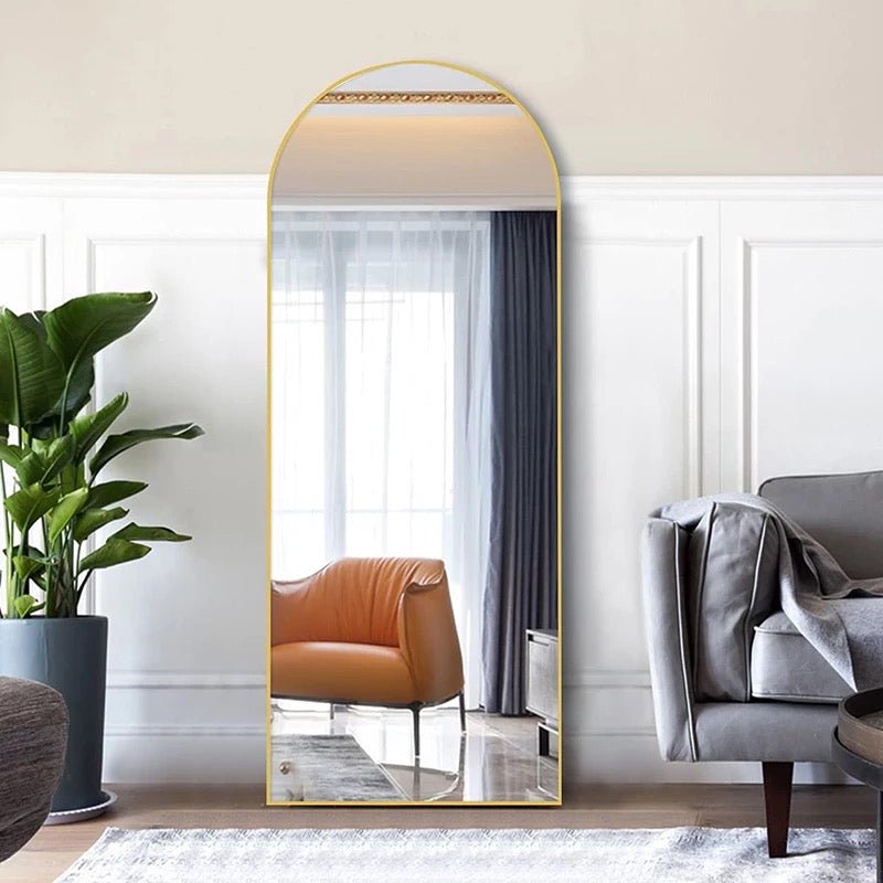Full length arch Mirror (GOLD) - SHAGHAF HOME