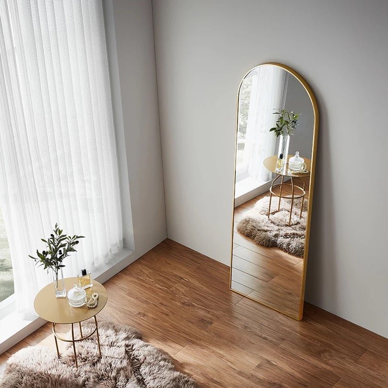 Full length arch Mirror (GOLD) - SHAGHAF HOME