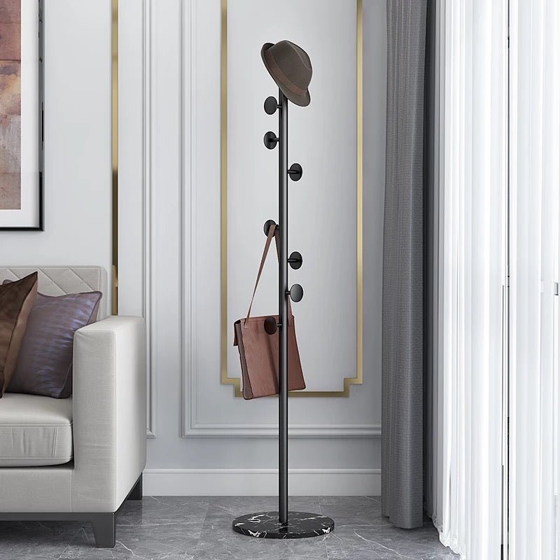 Fully black marble hanger stand - SHAGHAF HOME