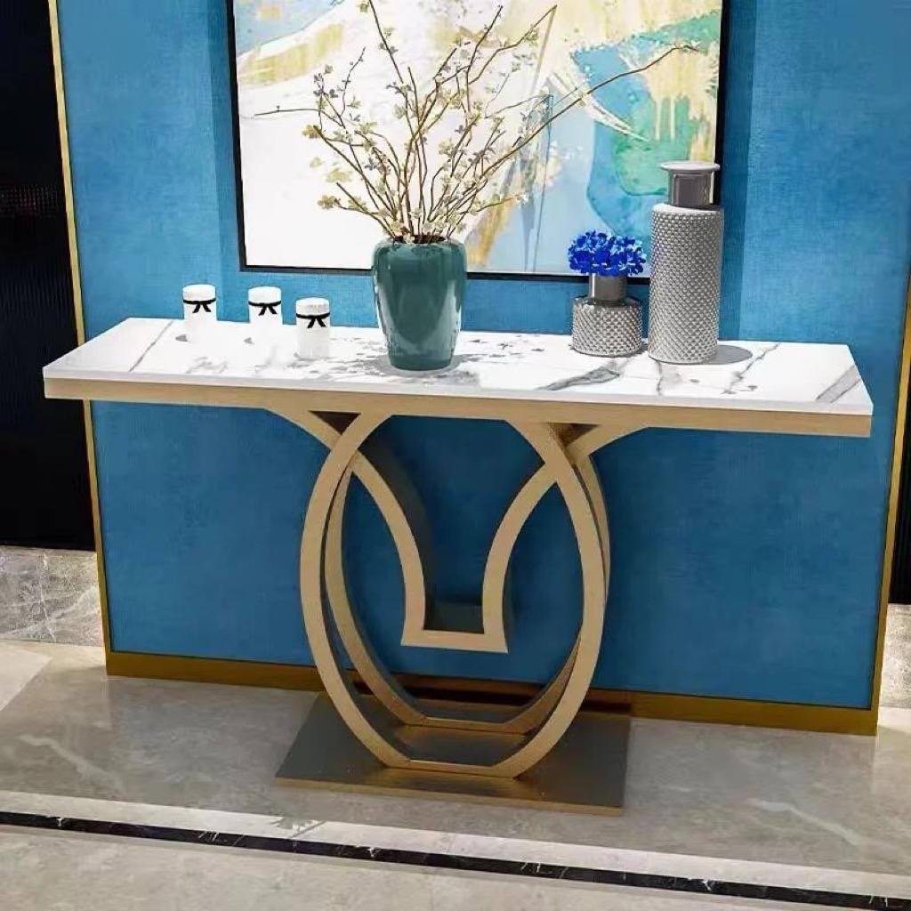 Glam style accent table - SHAGHAF HOME