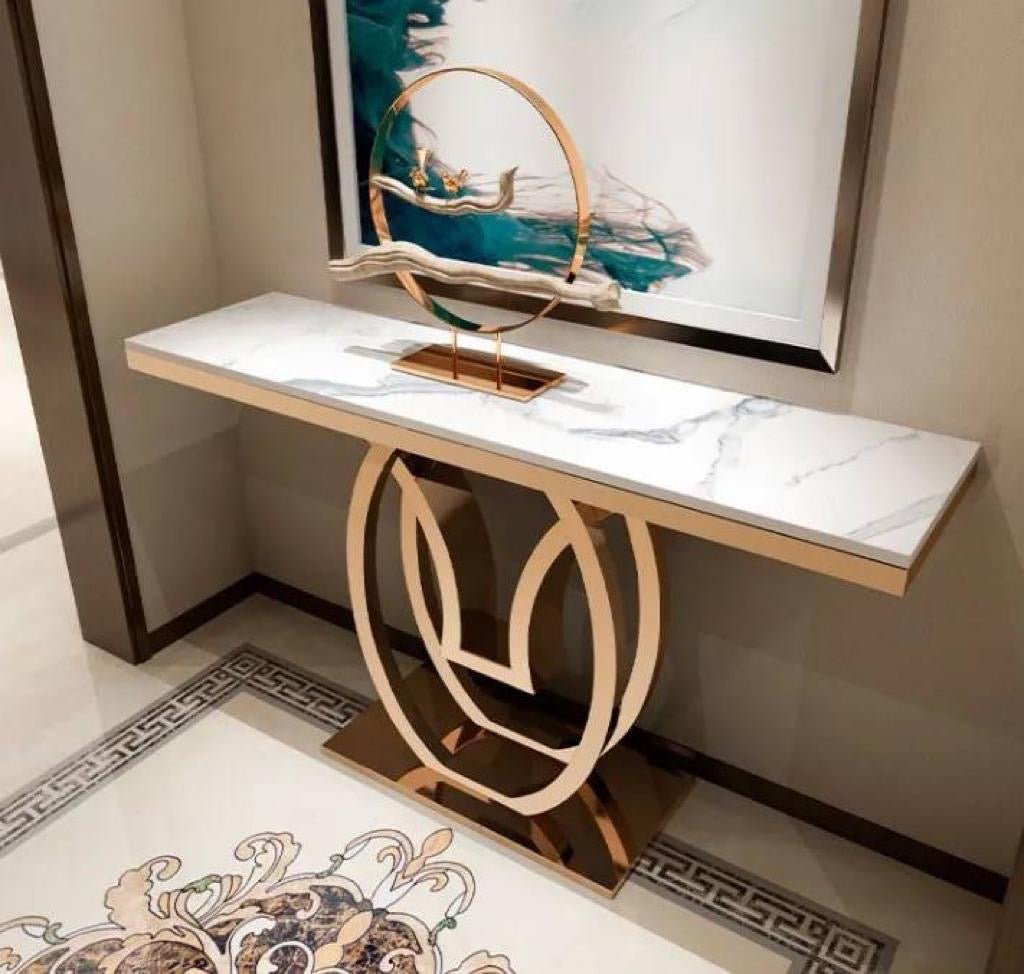 Glam style accent table - SHAGHAF HOME