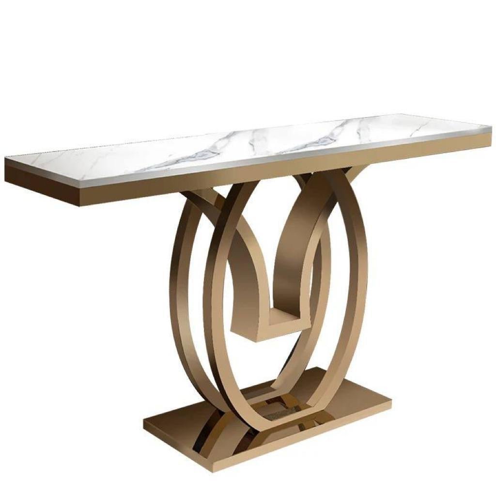 Glam style accent table - SHAGHAF HOME