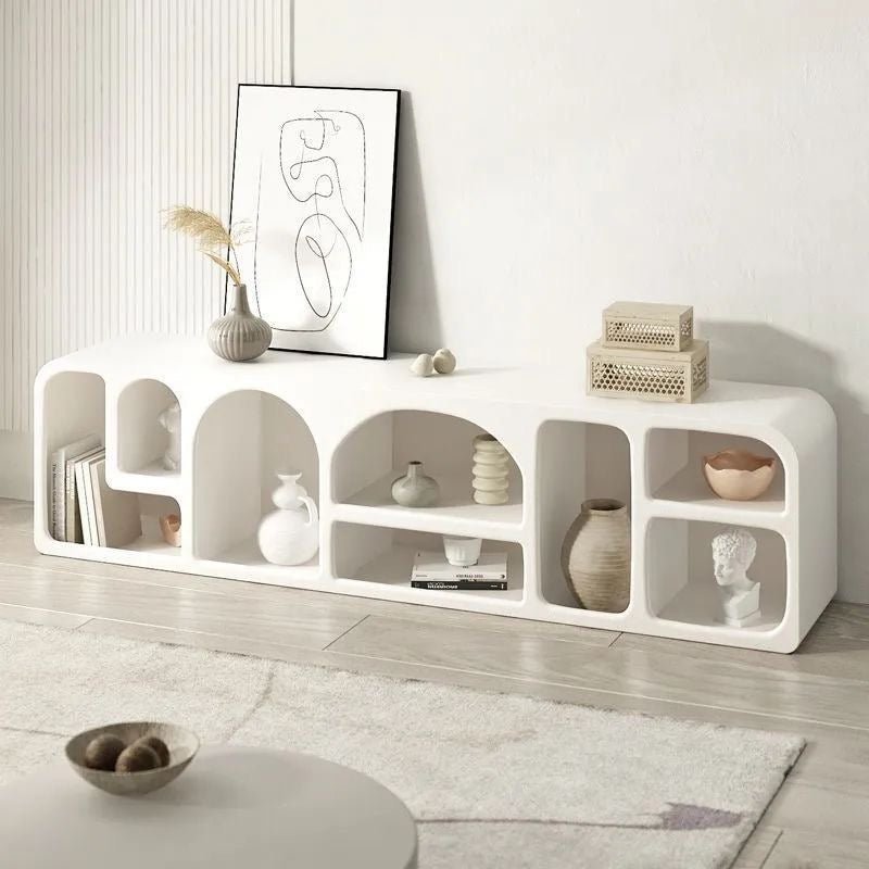 Hokko white Tv unit - SHAGHAF HOME