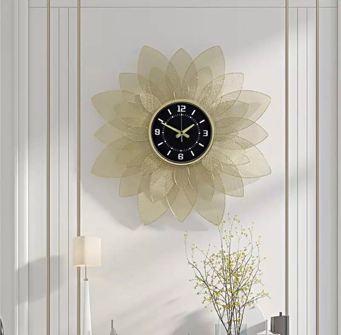 Iron wall clock - SHAGHAF HOME