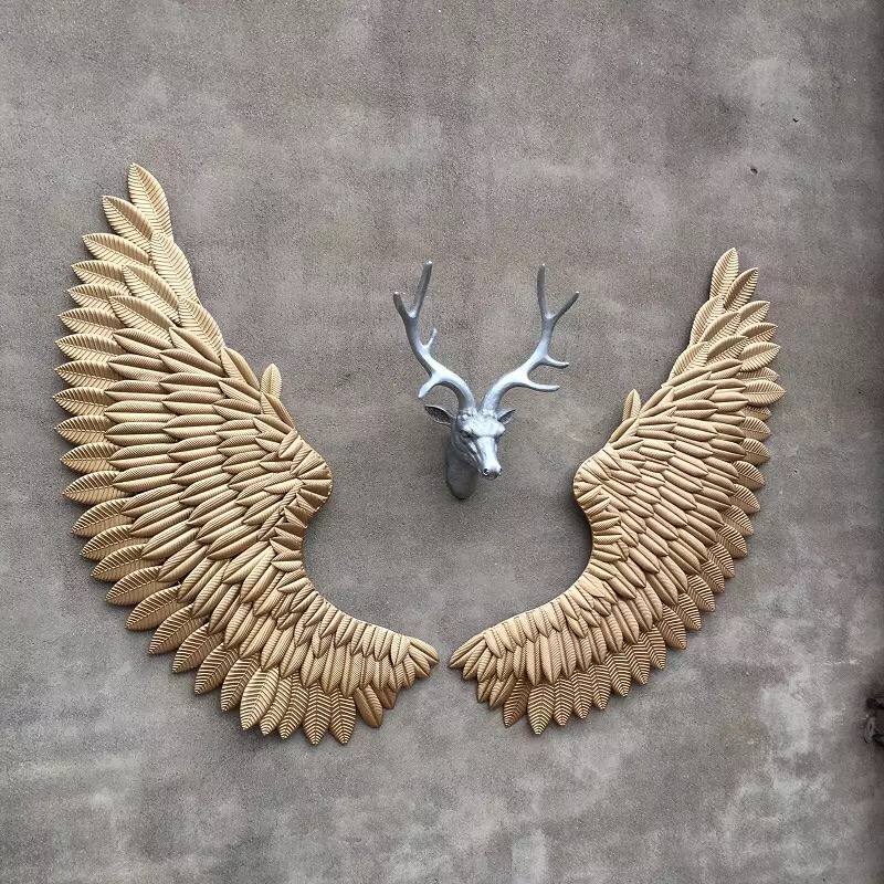 Iron wall wings art set - SHAGHAF HOME