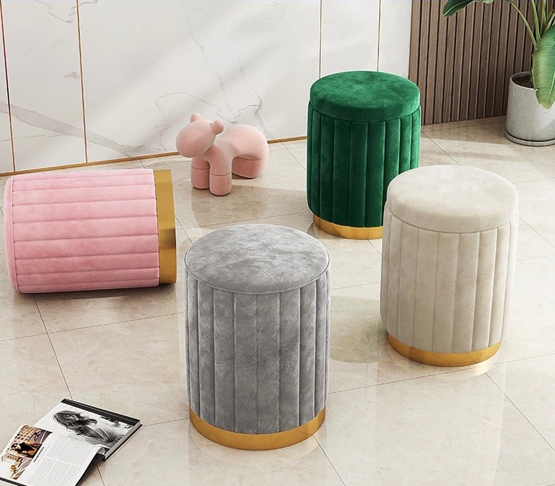 Isabella Ottoman stool - SHAGHAF HOME