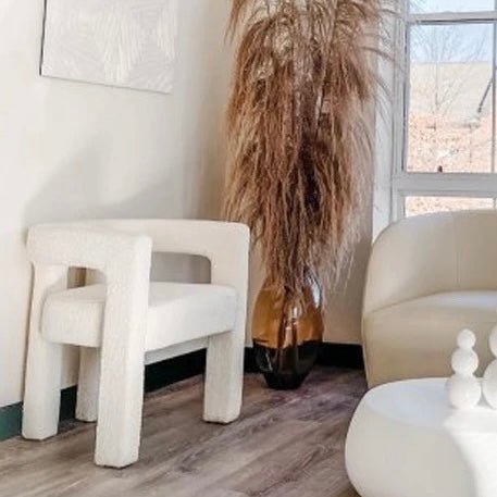Ivory Accent Chair - SHAGHAF HOME