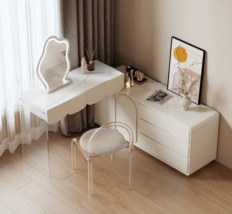 Juliana vanity table set and make up table - SHAGHAF HOME