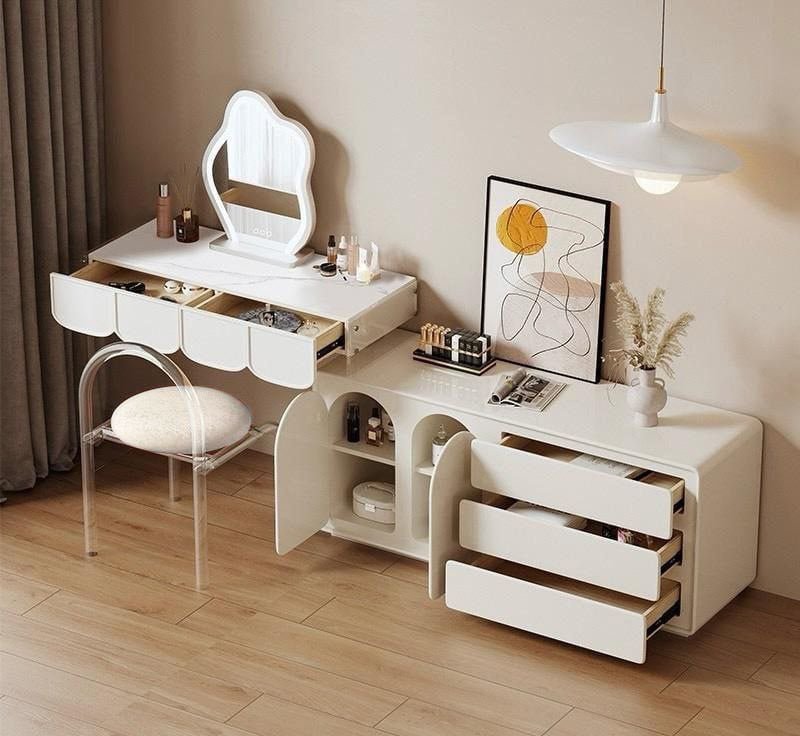 Juliana vanity table set and make up table - SHAGHAF HOME