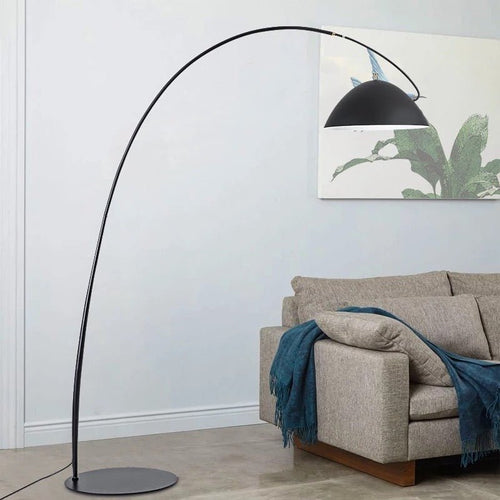 Half moon cheap floor lamp