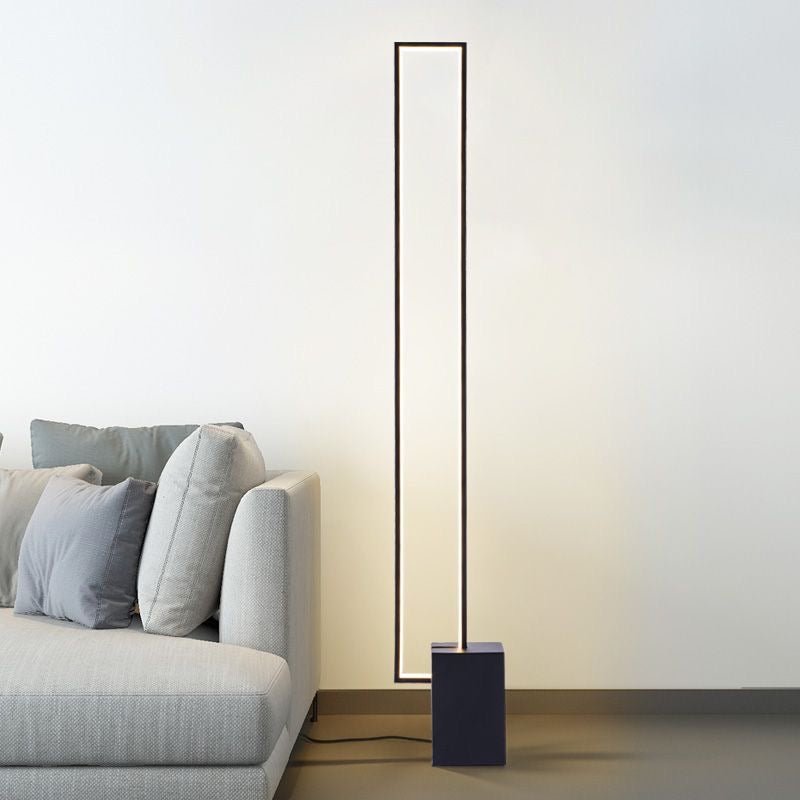 Liner rectangular LED modern floor lamp - SHAGHAF HOME