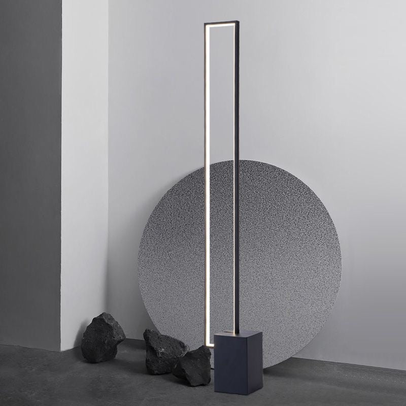 Liner rectangular LED modern floor lamp - SHAGHAF HOME